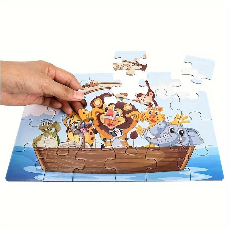Puzzles For Kids Ages 3+, 12 Boxes Puzzles For Kids Ages 3+ - Puzzles For Boys And Girls Ages 3+ - Toy Gift Activities, 12 Different Theme Puzzles, Halloween And Christmas Gifts For Children