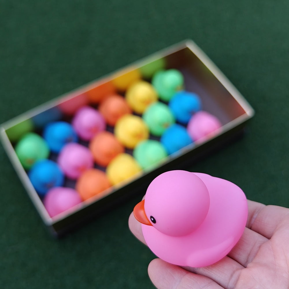 Rubber Ducks Bulk 72 Pack Assorted Colorful Mini Rubber Duck Bath Toys for Kids – Pool Party Favors, Birthday Goodie Bags, Bathroom Decor, Holiday Craft Supplies