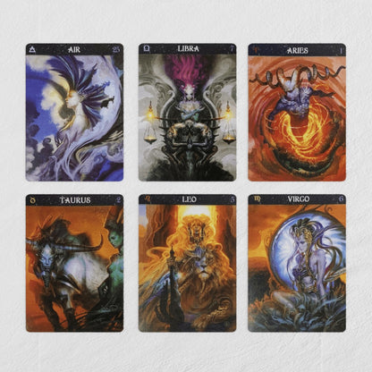 Tarot Card Deck Set 4pcs – Starseed Oracle, Paolo Barbieri Zodiac Oracle, Harmony Tarot & Wandering Spirit Tarot Cards, Mystical Oracle Deck Collection Gift for Readers