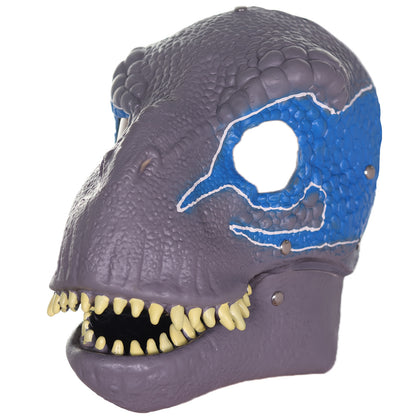 Anime Themed Dinosaur Mask with Openable Mouth - Breathable, Adjustable, Light Beige-Friendly Natural Rubber, Realistic Latex Full Head Costume for Role Play, Actual Combat Role Play, Halloween