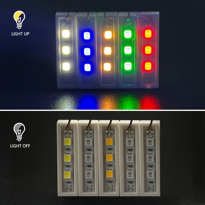 LED Lighting Kit for Building Blocks 20pcs 1x4 Brick Lights – LEGO Compatible MOC City Modular Builds Illumination Accessories for Kids & Adult Collectors, Great Birthday Gift