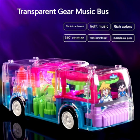 Kids Toys, Toddler Toys, LED Light Up Car Toy with Colorful Light, Light Up School Bus Toy, Random Color, Toys for Ages 2+, Birthday/Holiday/Christmas Gifts Idea for Kids for 2+ Year Old Boys Girls