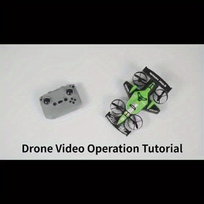[Christmas Gift] Look Here! Mini Car And Drone Combo - a Dual-Mode, Multi-Functional Wonder Gift! One-Touch Takeoff, Stable Hovering, Racing Mode, Headless Mode, 360° Aerial Flips. The Perfect Christmas Gift, Fun Birthday Present!
