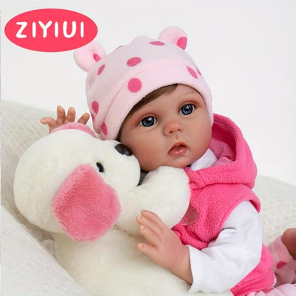 ZIYIUI Reborn Baby Doll 20 Inch Realistic Soft Newborn with Accessories Gift Set Lifelike Infant Toy for Kids Ages 3+ Birthday Halloween Christmas