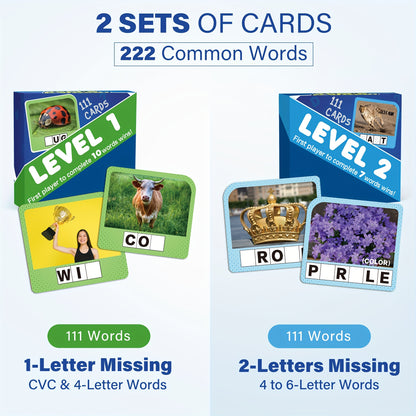Kids Spelling Games Flash Card Sight Word Flashcards Wood Letter Tiles, Word Tile Dice Rolling Game for Kids Age 4+, Learning Educational Phonic for Kindergarten Preschool Autism Classroom Must Haves, Birthday Christmas Gift for Boys Girls 4.7*4.35''