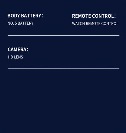 Mini RC Quadcopter with Watch-Style Storage & 2 Rechargeable Batteries – Stable Hover, Indoor Outdoor Beginner Drone, Fun Gift for Boys Girls Kids, Christmas Halloween Birthday, Blue Green Black