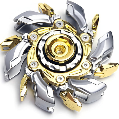 COSSIFY Metal Daily Stress Relief Toy Set - Fidget Spinner Theme: Portable Stress Relief Spinner, Cool Decompression Toy, Anxiety Relief Tool, Creative Design, Exquisite Craftsmanship, Relaxation And Focus Aid for Teens, Best Mini Metal Toy for Men