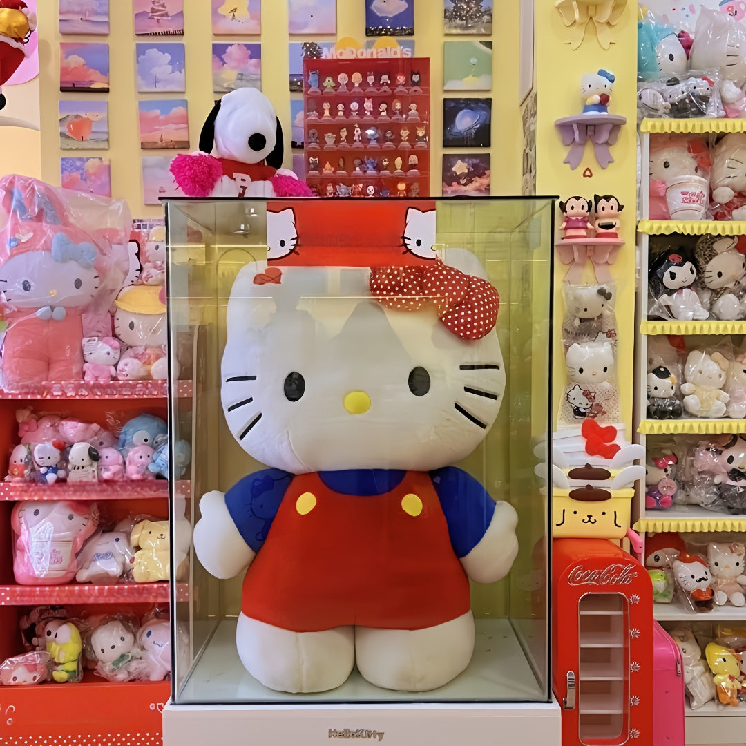 Sanrio Hello Kitty Large 40cm/ 15.75inch Plush Doll, Kitty Cat Stuffed Toy, Creative Pillow, Cute Anime Doll, Toy, the Best Choice for Holiday Gifts