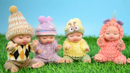 [Christmas Gift] 8 Pack Mini Baby Dolls - 4 Inch Lifelike Baby Dolls for Girls, New Year's Gift, Christmas Gift for Girls 3-6, 6-12