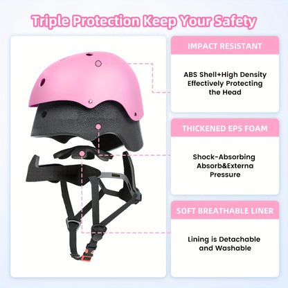 Kids Bike Helmet, 1pc Unisex Adjustable Sports Helmet with Removable Liner - Sleek Matte Finish, Ventilation Holes for Breathability, Perfect for Halloween, Christmas, And Birthday Gifts, XXS for Toddler/ 18.89''- 21.65''