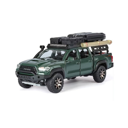 1:32 Scale Toyota Off-Road Die-Cast Model Car with Openable Doors – Zinc Alloy High-Detail Static Display Replica | Collectible Desktop Ornament | Birthday Holiday Gift for Car Enthusiasts