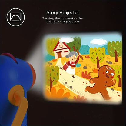 MiDeer Youngsters' Torch Storybook Projector - Creative Educational Toy with 12 Story Reels, Flashlight Fun for Youngsters, Perfect Birthday Gift (Batteries Not Included), Interactive Learning | Creative Design | Sturdy Acrylic Build, MIDEER