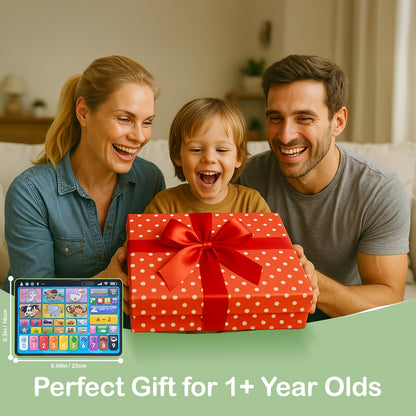 [Birthday Christmas Gifts] 2026 New Learning Tablet For Toddlers, Trilingual Learning Toys With Music & Sound, Speech Therapy Toys For 12 Months Boy Girl, Musical Baby Birthday Toys For 1 Year Old Girls, Toddler Educational Toys Birthday Christmas Gifts,