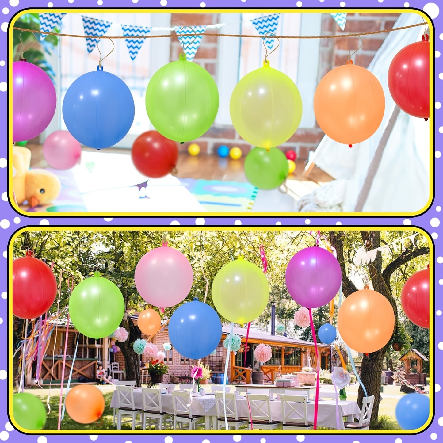 48pcs Punch Balloons, Punching Balloon Party Favors for Kids, Neon Bounce Balloons with Rubber Band for Carnival, Fun, Gift Bag Party Favors.The Best Christmas, Halloween And Easter Gifts