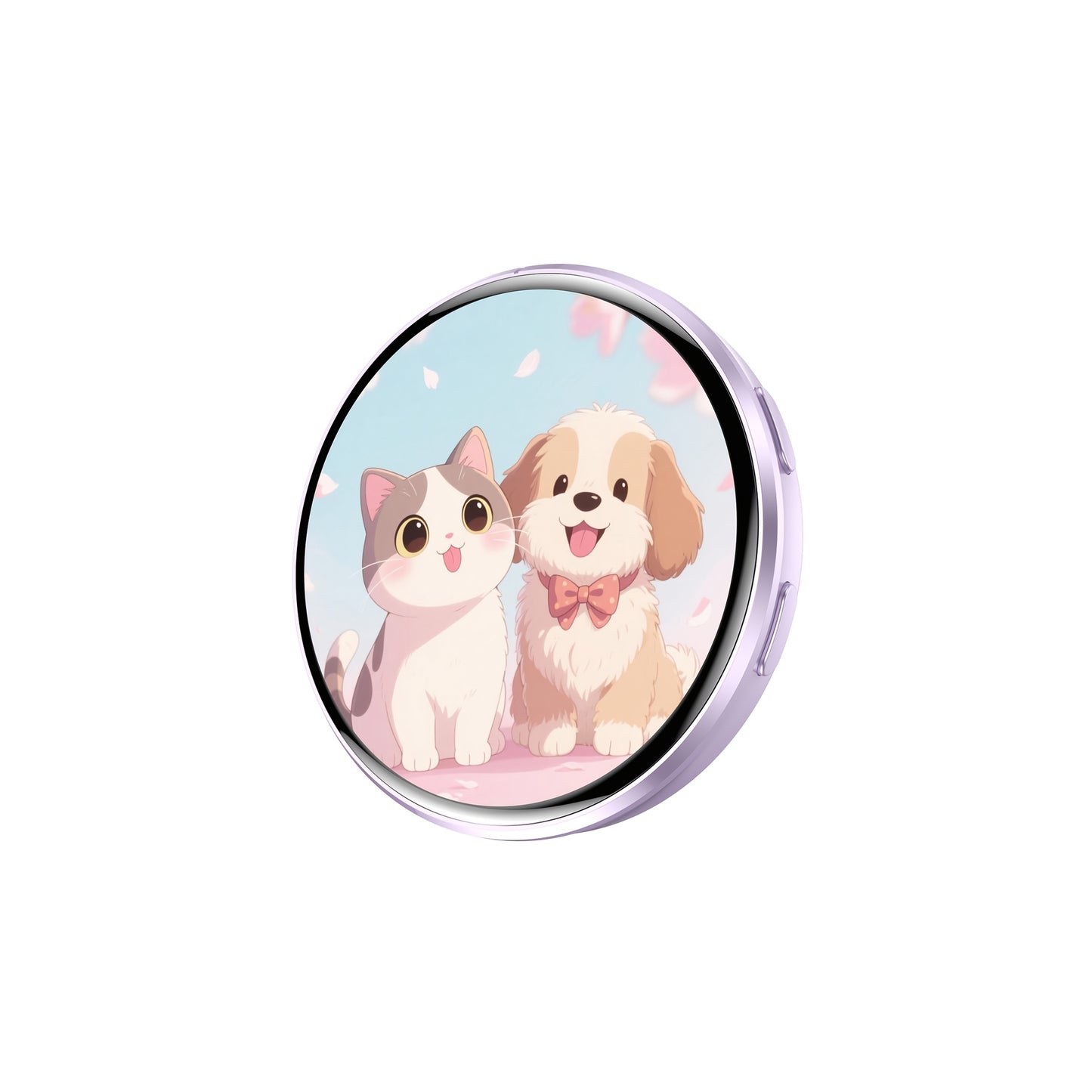 2026 New Electronic Badge with Display, Dynamic Touch, High Frame Rate, 600mAh Battery Life, 6.0 Bluetooth, USB Magnetic Charging, Anime Brooch & Digital Badge Compatible with Anime Fans to Wear On Occasions, Cosplay And Concerts