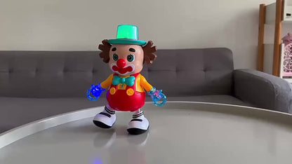Dancing Clown Toy Doll Light Music Swing Left And right, Toys for Kids girls, Fidget toys, Toys for boys, toy, Christmas Gifts Birthday Gifts for kids, Weird stuff, Halloween Decorations