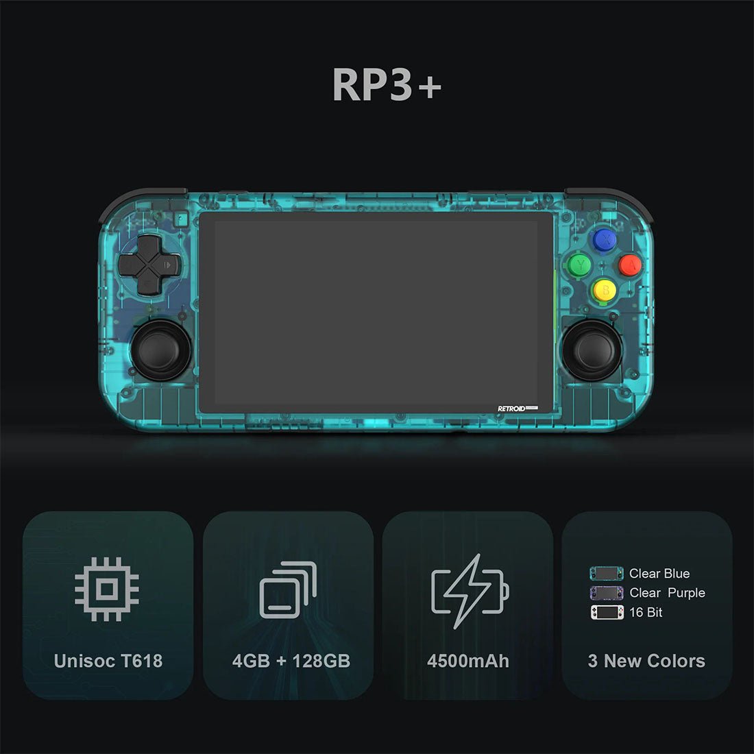Handheld Game Console Retroid Pocket 3+ – IPS Retro Emulator Android Gaming
