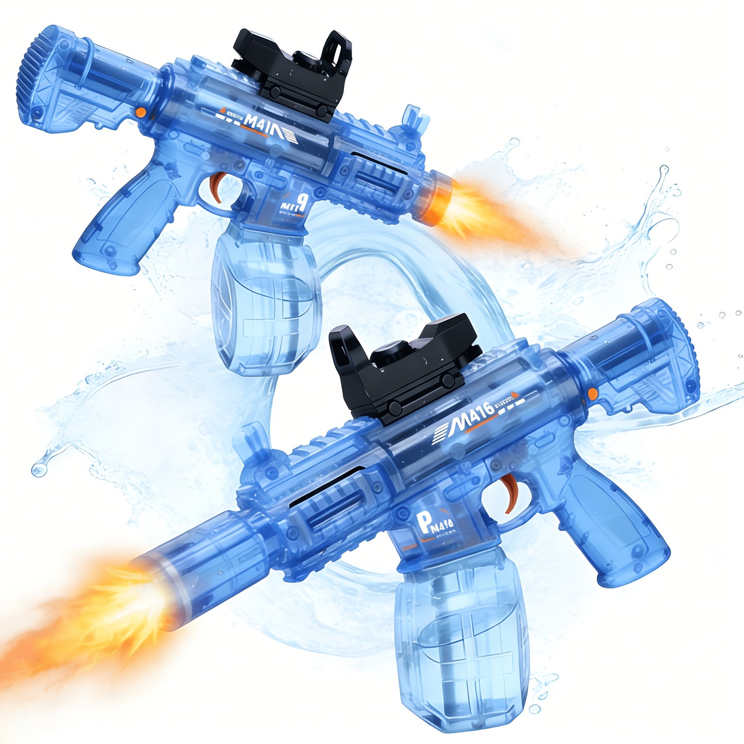 Electric Water Gun For Kids Ages 3-6, Auto Squirt Guns Toys, Large Tank With Sound & Light, Summer Outdoor Pool Beach Party Toys. Birthday Gifts For Boys Girls.