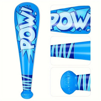 Inflatable Baseball Bat Cheering Sticks 16 Pcs Colorful Cartoon Party Props for Independence Day 4th of July Sports Events Outdoor Celebrations Birthday Party Favors
