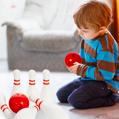 Kids Bowling Set Light Up Glow Pins & Ball – Indoor Outdoor Bowling Toy for Boys & Girls Ages 3+, Family Game Night, Birthday Gift for Toddlers, 6 or 8 Pin Options