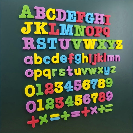 Magnetic Letters and Numbers for Kids 79-Piece Colorful Alphabet Fridge Magnets – Educational Spelling Counting Learning Toy for Toddlers Boys Girls Ages 3+, Preschool Kindergarten Classroom Home Gift