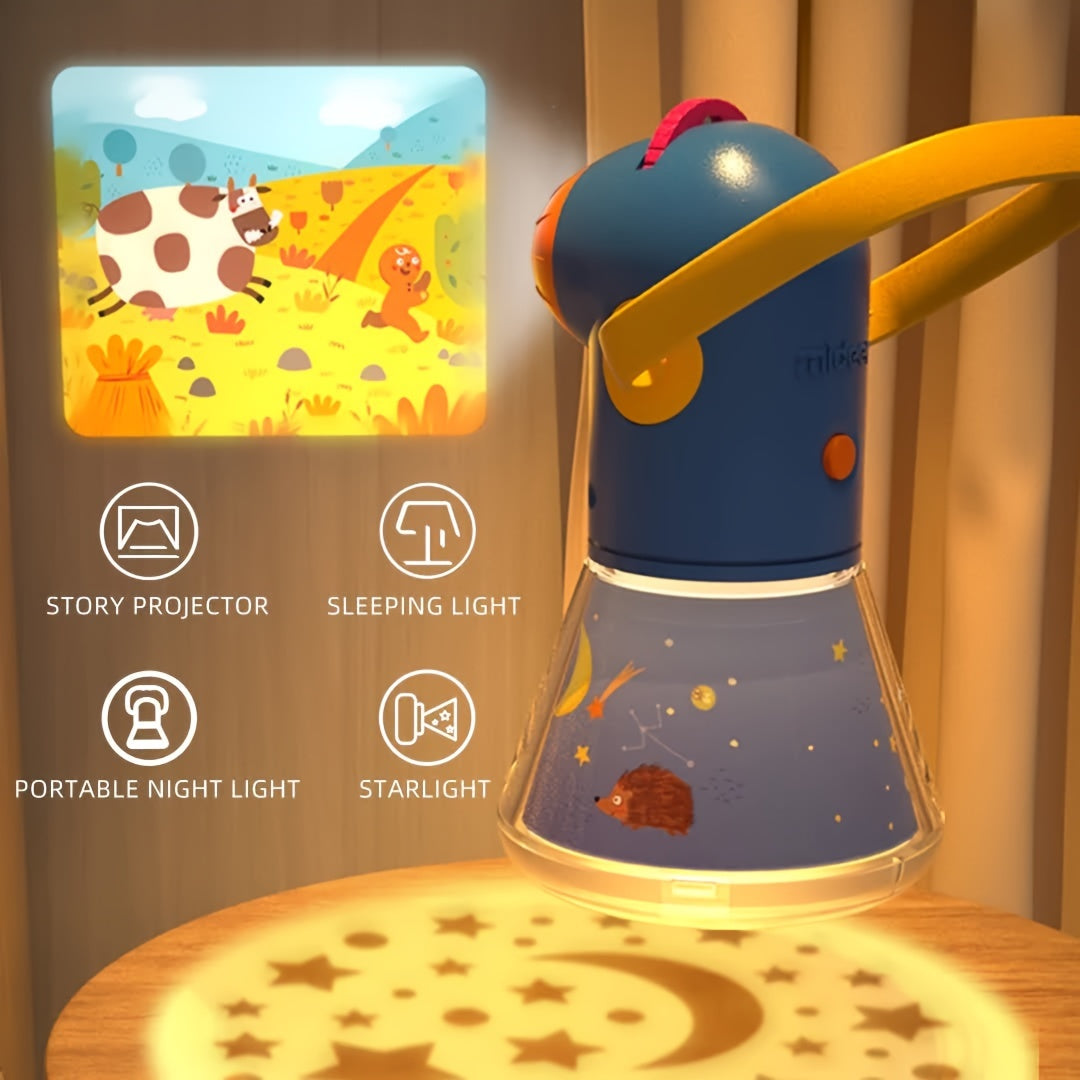 MiDeer Youngsters' Torch Storybook Projector - Creative Educational Toy with 12 Story Reels, Flashlight Fun for Youngsters, Perfect Birthday Gift (Batteries Not Included), Interactive Learning | Creative Design | Sturdy Acrylic Build, MIDEER