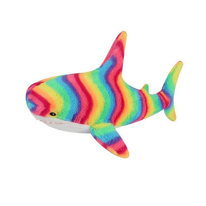 Shark Plush Stuffed Animal Mixed Colors – Cute Soft Shark Doll Couch Throw Pillow, Ocean Animal Toy Gift for Girls Kids Women Birthday Christmas Holiday