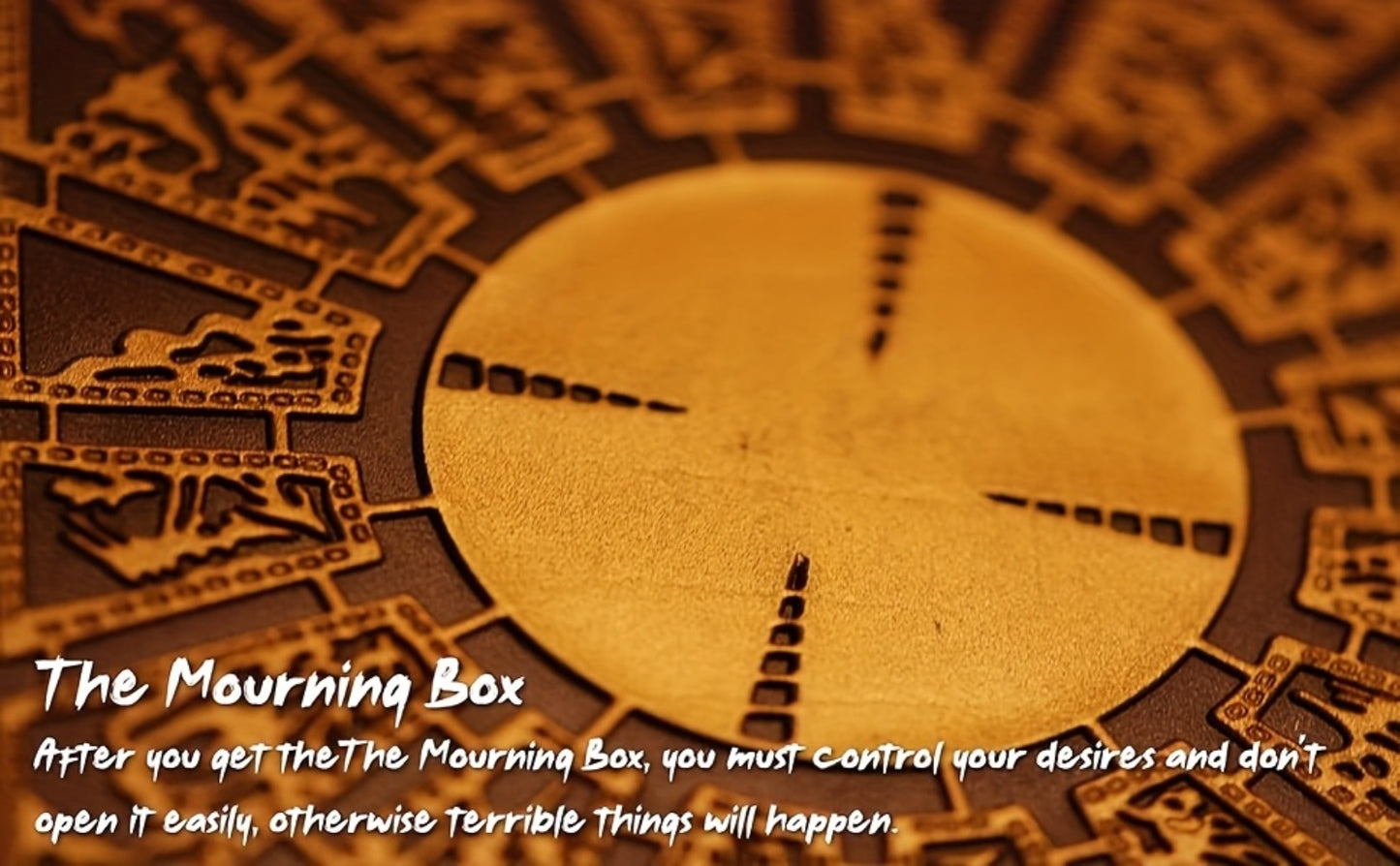 Lament Configuration Puzzle Box Cube – Functional Detachable Deformation Lock Box with Display Base, Brain Teaser Desk Decor, Unique Gift for Adults Horror Fans Christmas Halloween Birthday