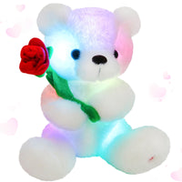 White bear with flowers