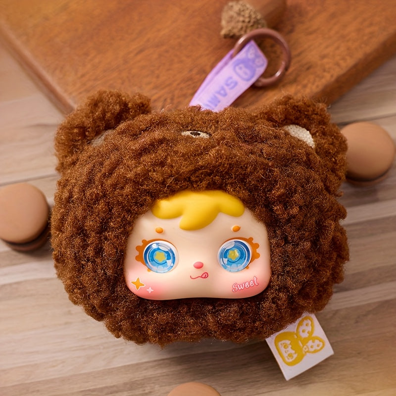 [Plush Home Decoration] Samuel Small Animal Series Dolls, Furry Dolls With Big Eyes And Animals, Plush Animals For Home Decoration, Plush Home Decoration | Cute Animal Ornaments | Charming Design Styles Randomly Selected