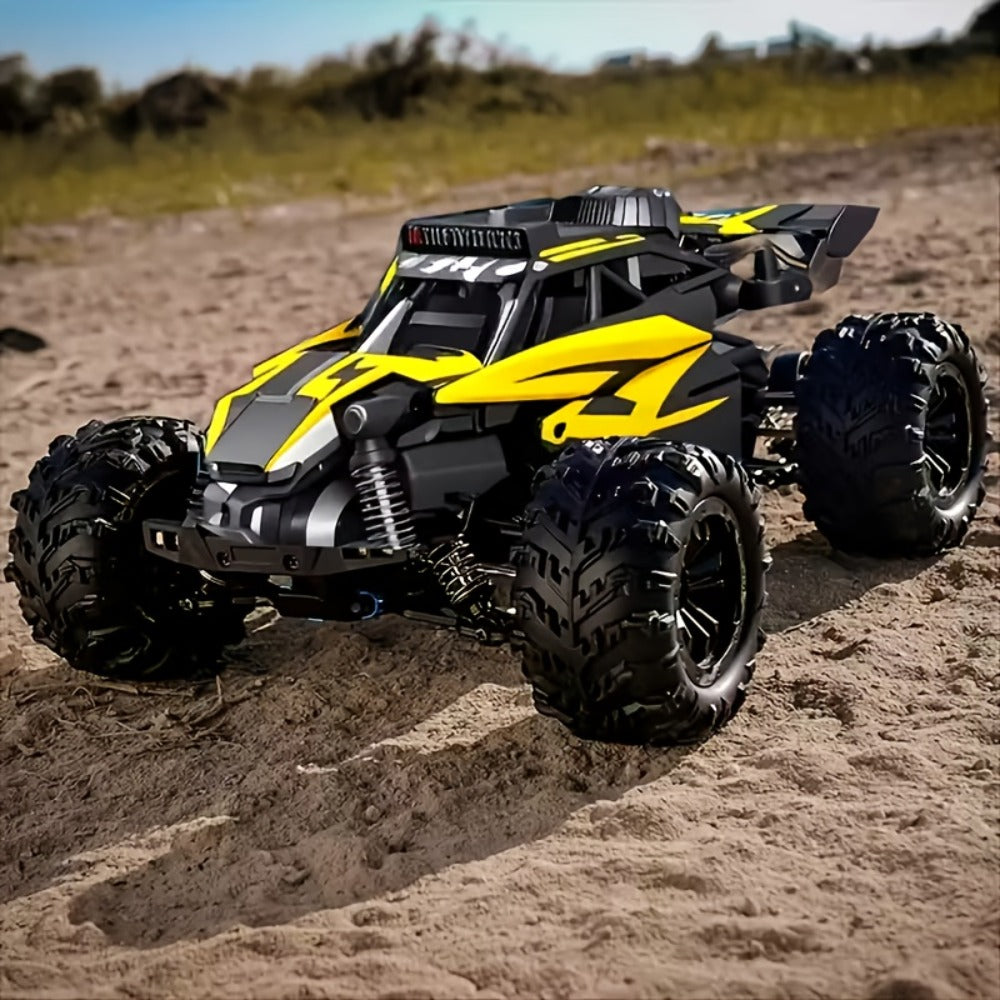 RC Off-Road Truck for Kids Ages 6+ – High Speed Remote Control Car with Alloy Steel Body, Full-Function Bearings, 4WD All-Terrain Monster Truck Toy for Boys, Birthday & Holiday Gift