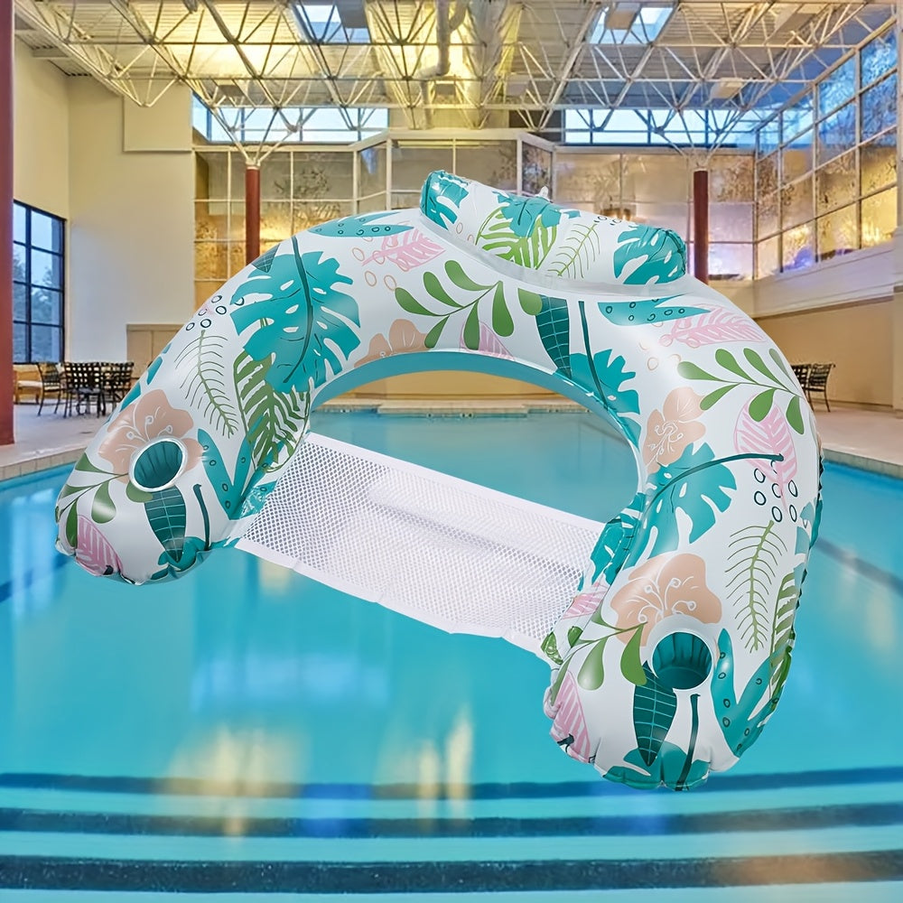 Inflatable Pool Noodle Chair, 3 Packs Stripes Design Pool Floats Noodle Sling Floatie, Swimming Party Floating Chair for Adult Party Summer Water Fun, Pool Deals