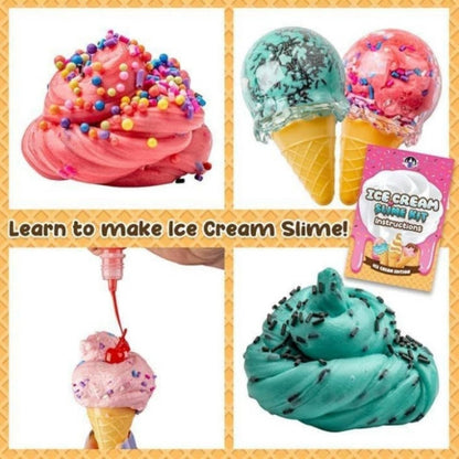 Ice Cream & Lollipop Slime Toy Set – Cute Novelty Slime Toys for Kids, Fun Party Favors for Christmas, Halloween & Easter, Unique Sensory Play Gift for Girls & Boys, Choose Ice Cream or Lollipop Style