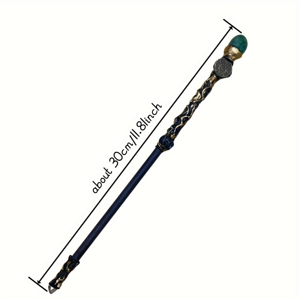 Zodiac Crystal Magic Wand with Gift Box – Handmade Astrology Wand for All 12 Signs, Cosplay Prop, Party Decor & Unique Birthday Christmas Valentine Gift for Women Men