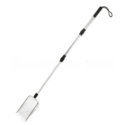 1/2pcs Stainless Steel Retractable Beach Sifter Scoop, Suitable for Treasure Hunting, Shell Collecting, Conch Collecting, Beach Combing, Can Also Be Used for Cleaning Cat Litter, A No-Bend Cat Litter Scoop