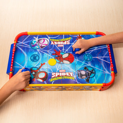Marvel Spidey And His Amazing Friends Electronic Tabletop Air Hockey (Wood)