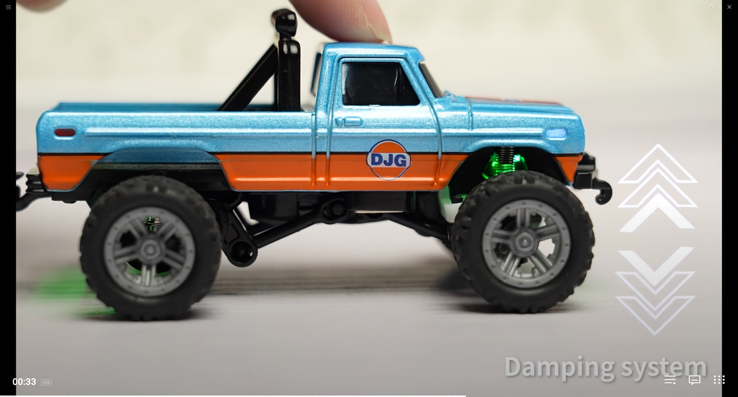 Remote-Controlled Car Toy with Alloy Body & Shock-Absorbing Chassis - Off-Road Vehicle Suitable for Boys, Outdoor/Indoor Racing, - ( Metal Frame) - Christmas/New Year Gift, Speed Races & Coordination Training