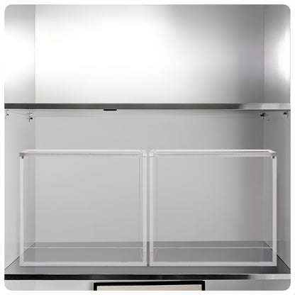 3/4/6pcs Magnetic Booster Box Acrylic Display Case 5.8"Lx3.5"Dx5.3"H (NOT For ETB) Thick Protective Acrylic Case Storage Box For Card Collector