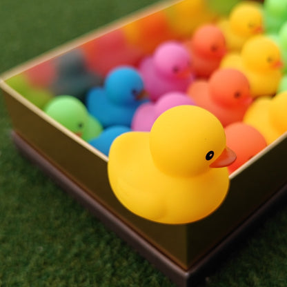 Rubber Ducks Bulk 72 Pack Assorted Colorful Mini Rubber Duck Bath Toys for Kids – Pool Party Favors, Birthday Goodie Bags, Bathroom Decor, Holiday Craft Supplies