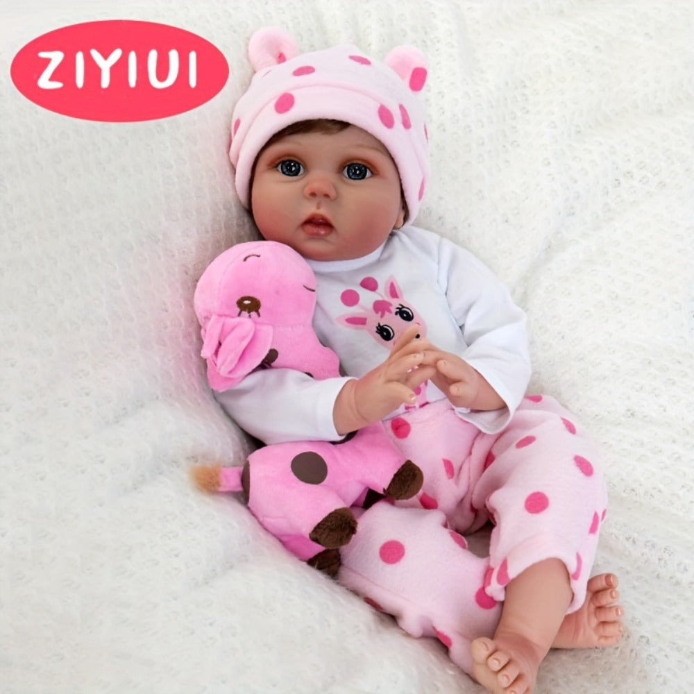 ZIYIUI Reborn Baby Doll 20 Inch Realistic Soft Newborn with Accessories Gift Set Lifelike Infant Toy for Kids Ages 3+ Birthday Halloween Christmas