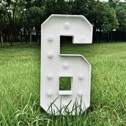 Warm White 73cm / 28.7 INCH - Illuminated Number 1 Balloon Frame - Paper PS Foam Board, Perfect for Birthday & Anniversary Parties,Graduation Decorations, Back to School of 2026