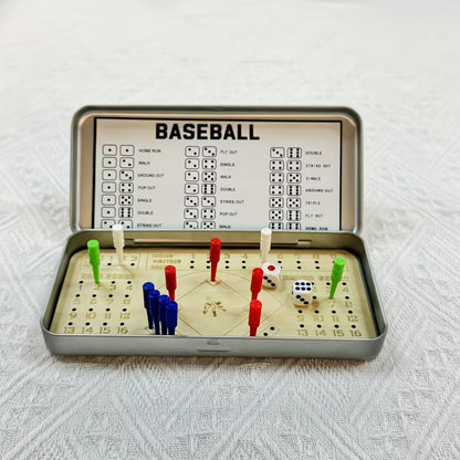 Softball, Baseball, And Soccer Travel Games, Finger Joint Dice Games, Tabletop Games, Portable Wooden Board Game Sets Suitable for Fun Family Game Night Gatherings And Parties.