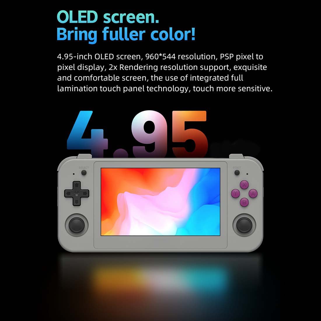 Retro Handheld Game Console Anbernic RG505 - Android 12 OLED Portable Gaming Handheld 5000mAh