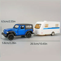Blue SUV trailer