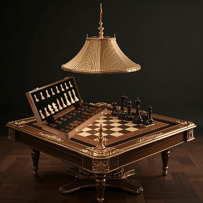 Professional Folding Chess Set - 33pcs Set (Including 16 Black Pieces, 16 White Pieces And 1 Chessboard) - Premium Gift Box, Travel-Friendly Portable Tabletop Game, an Essential Set for Chess Enthusiasts