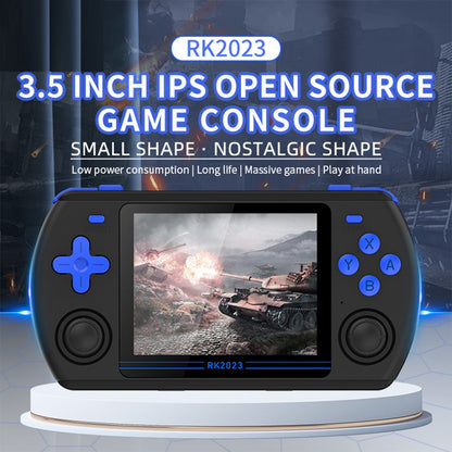 Handheld Game Console Powkiddy RK2023 – 3.5" IPS RK3566 8hr Dual TF HDMI Linux