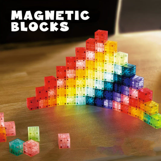 54pcs Magnetic Blocks, Magnetic Toys, Toys, Magnetic Cubes Blocks Building, Toys for Kids