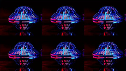 New Upgraded Smart Sensor UFO Flying Hovering Ball - Hexagonal Spinning Saucer Drone with Autonomous Flight, Hovering Toy for, / Flying Robot ( Party Christmas Gift)
