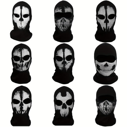 Balaclava Mask Windproof Cycling Face Mask for Men Women Outdoor Sun Protection Breathable Ski Mask Halloween Costume