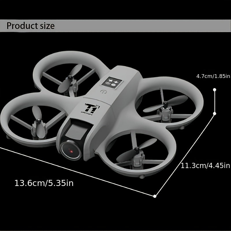 2026 Upgraded 4K Remote Control Drone, One-Key Return with Auto-Hover, Long-Endurance UAV with Two Rechargeable Batteries, Shockproof and Anti-Collision Design, One-Key Tumbling, Optical Flow Vision Auto-Hover Function, WiFi Real-Time Image
